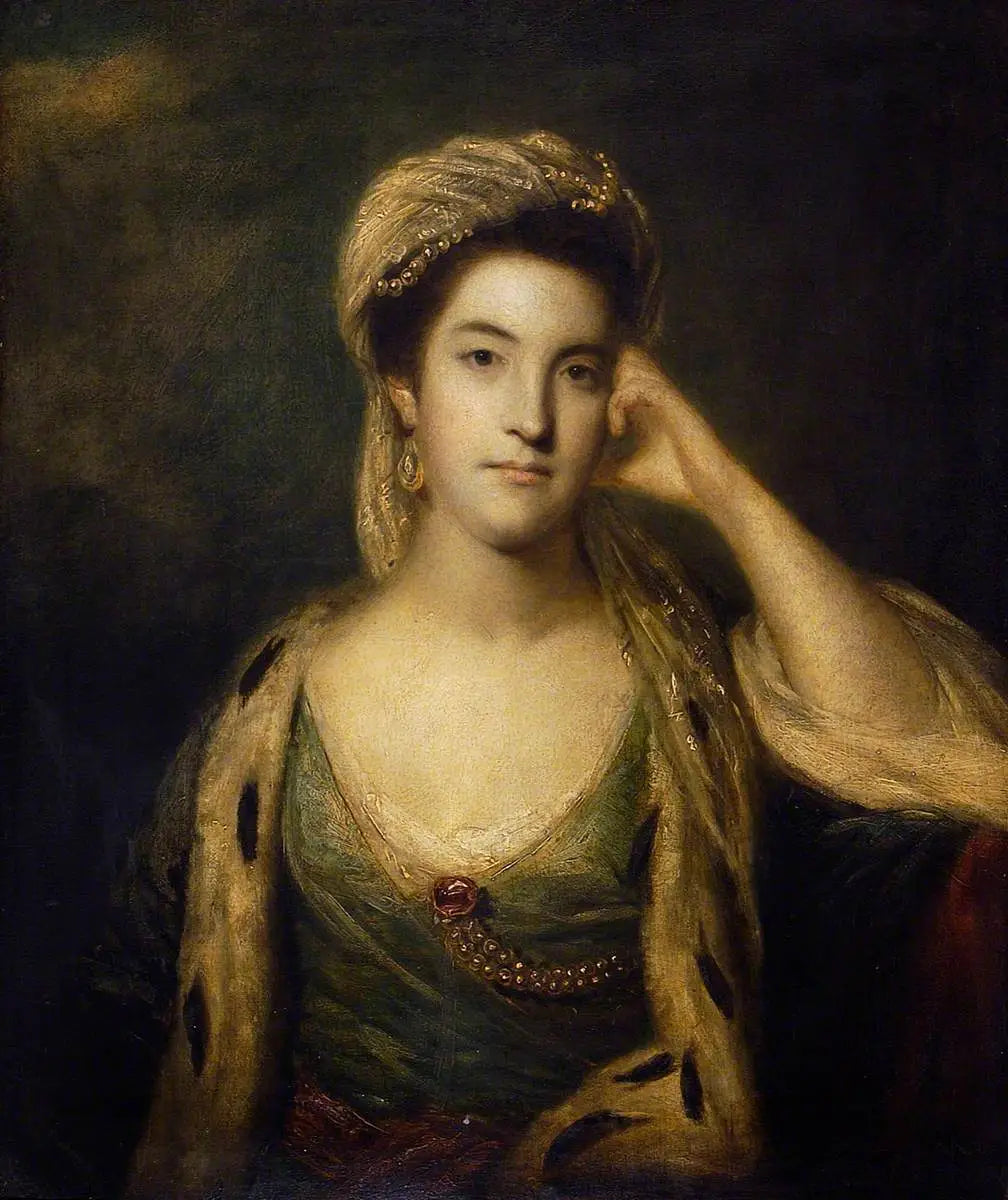 L'honorable Mme John Barrington - Joshua Reynolds image 1 copie peinte à la main à l’huile