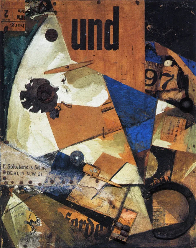 L'image sous-jacente - Kurt Schwitters image 1 reproduction de peinture à l’huile