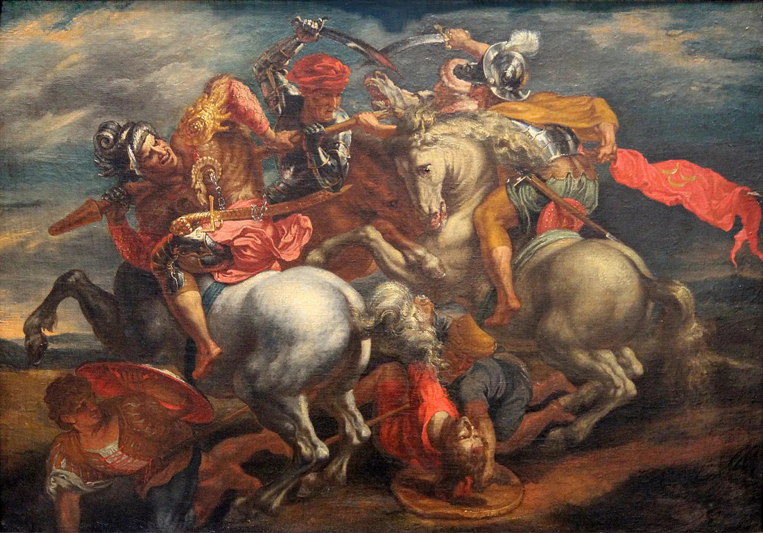 "La bataille d'Anghiari" (معركة الأنجيايري). - بيتر بول روبنز