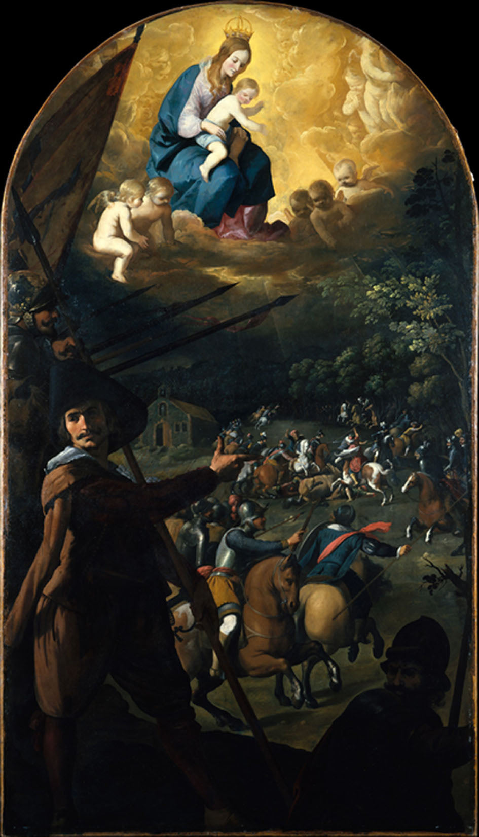 La bataille entre les Chrétiens et les maures à El Sotillo - Francisco de Zurbarán - Alpha Reproduction