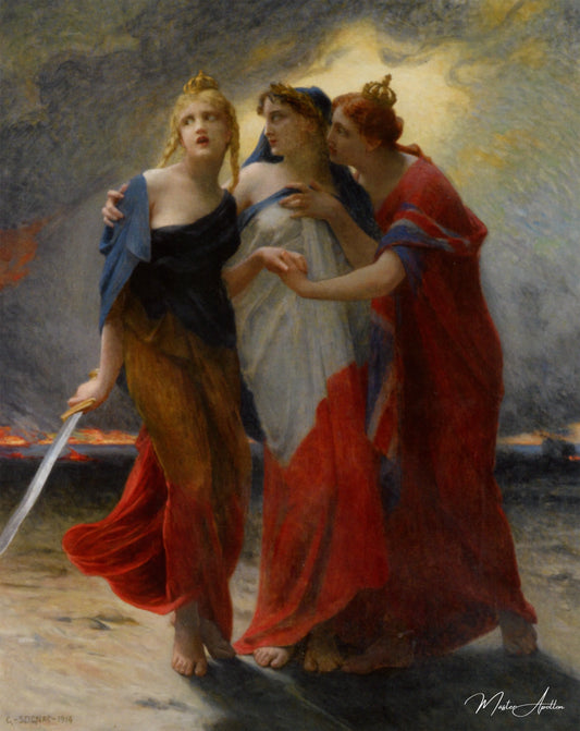 La Belgique, La France Et L'angleterre Devant L'invasion Allemande - Guillaume Seignac - Reproductions de tableaux et peintures haut de gamme