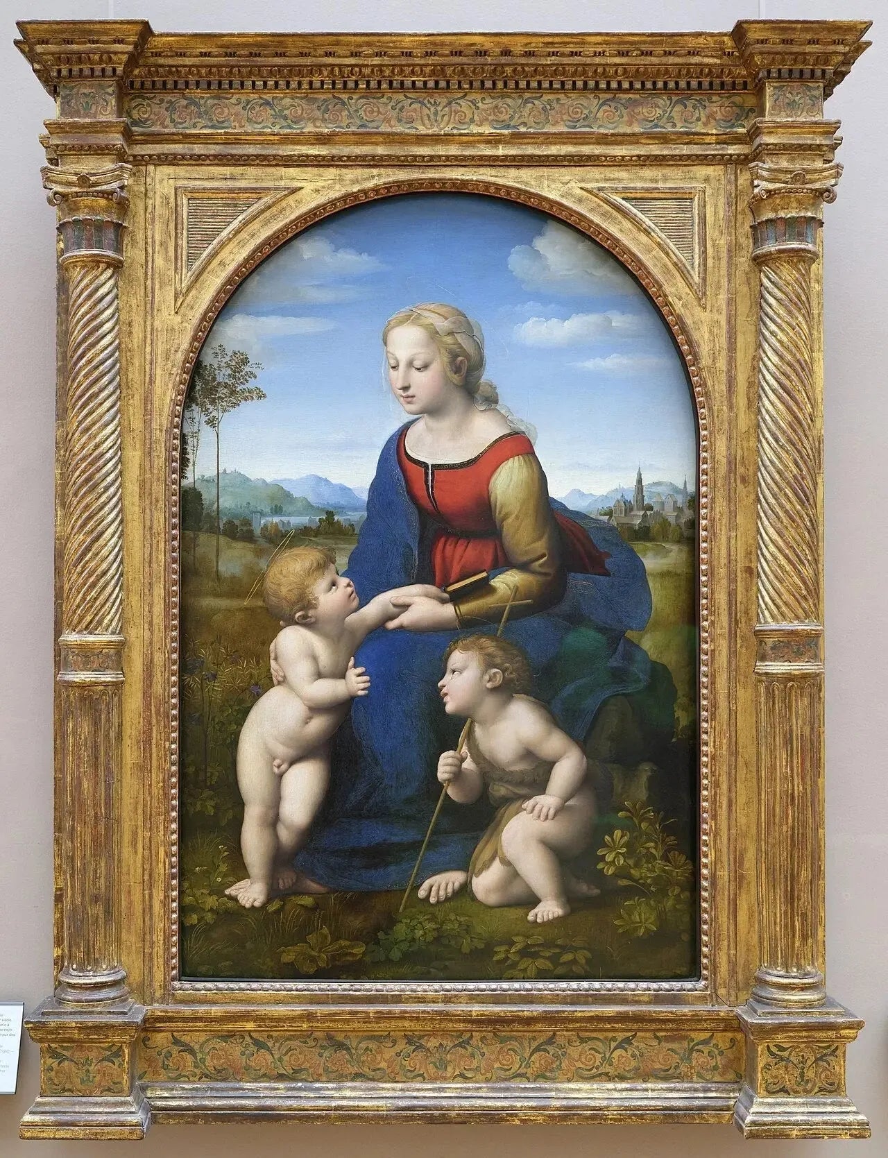 La Belle Jardinière - Raphaël Sanzio image 2 reproduction artisanale de tableau