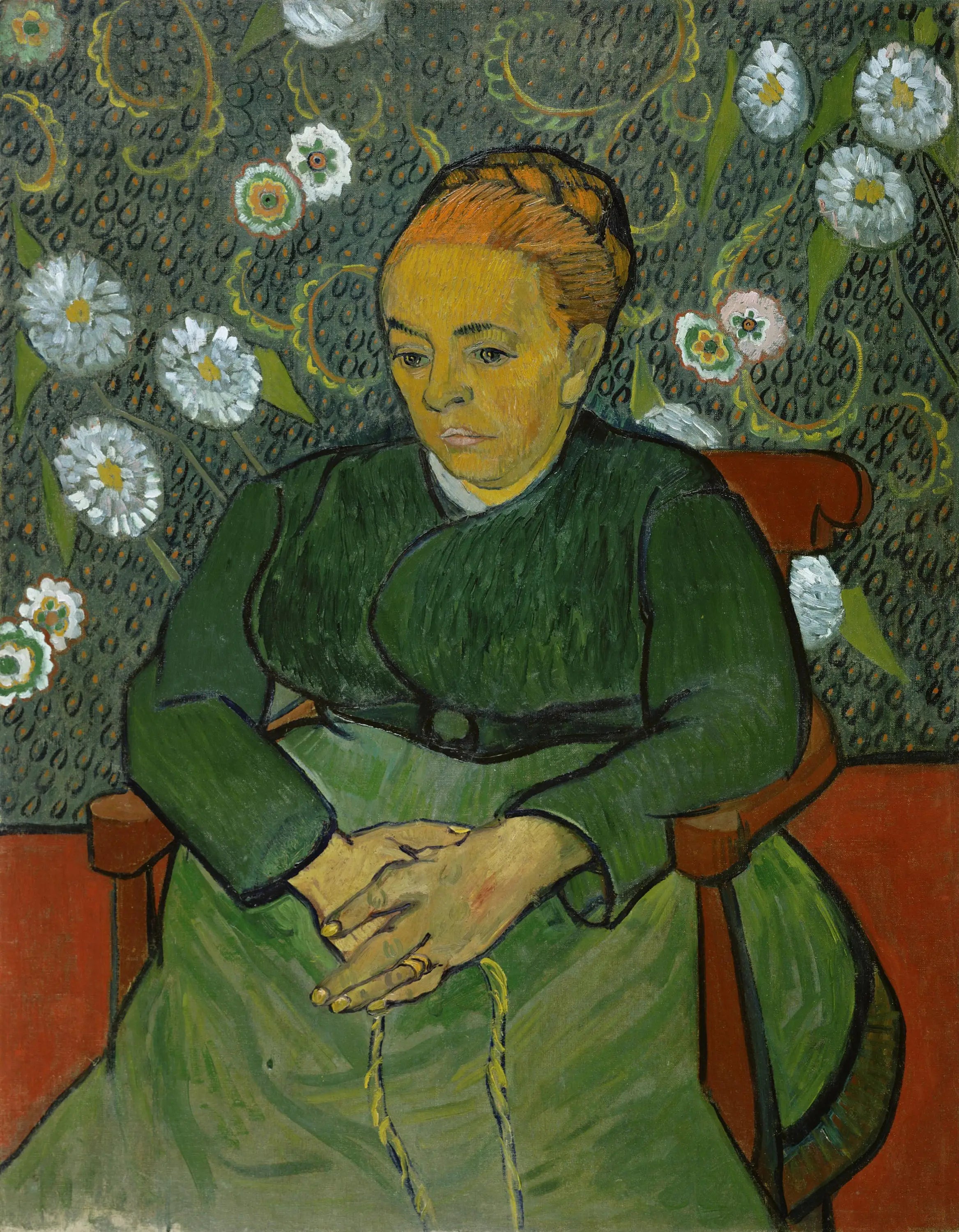 Reproduction du tableau « La Berceuse - Vincent van Gogh » par Alpha Reproduction en peinture à l’huile