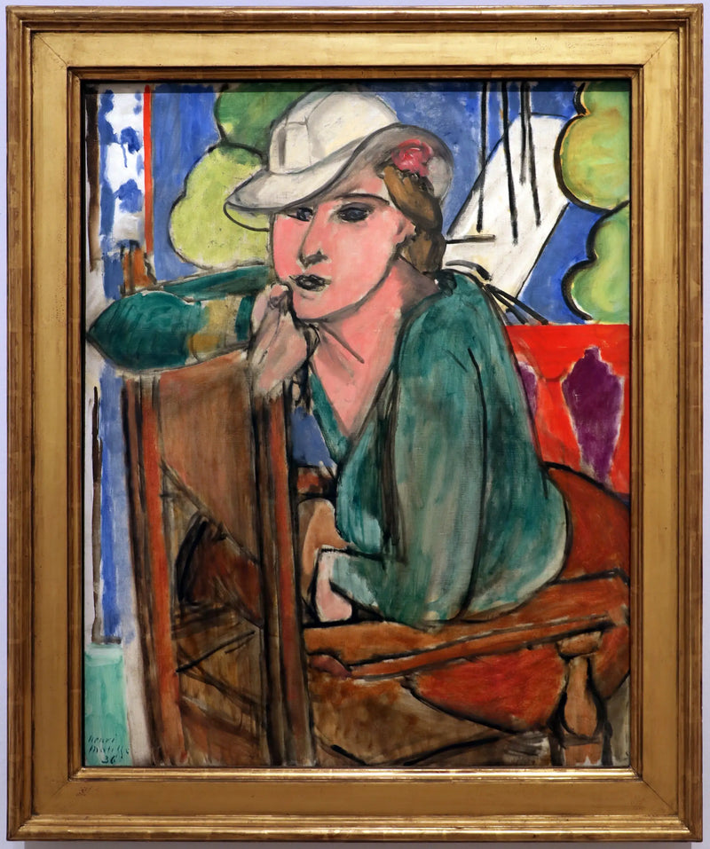 البلوزة الخضراء - هنري ماتيس