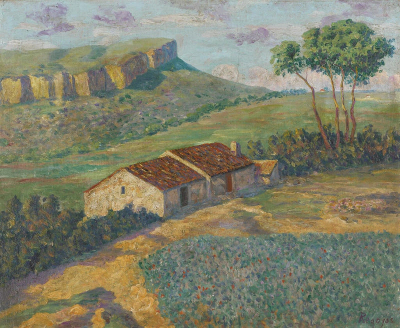 La campagne près de Ripoll, en Catalogne - Darío de Regoyos
