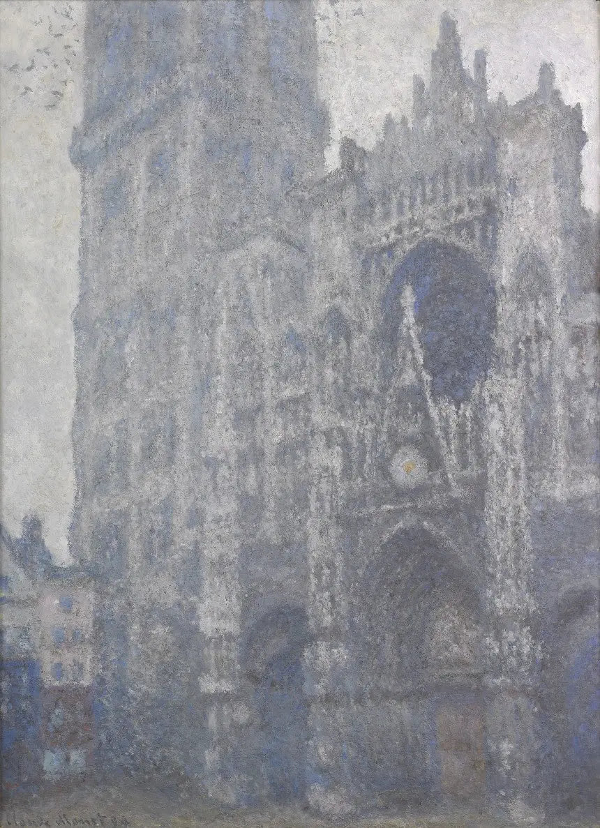 La Cathédrale de Rouen le Portail et la Tour d’Albane Midi - Claude Monet - Alpha Reproduction