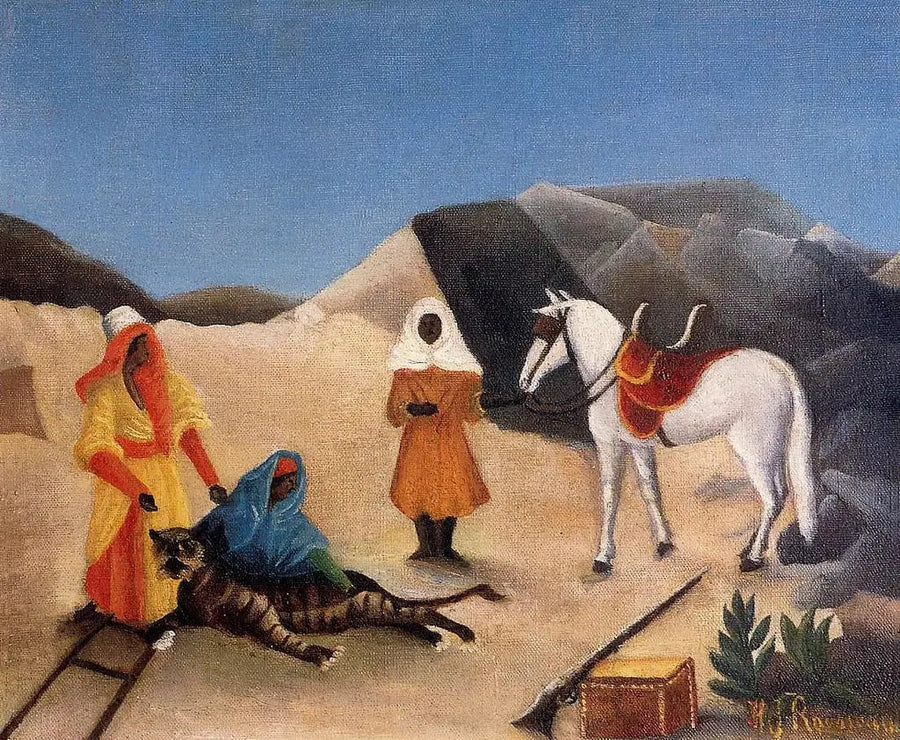 صيد النمر - هنري روسو