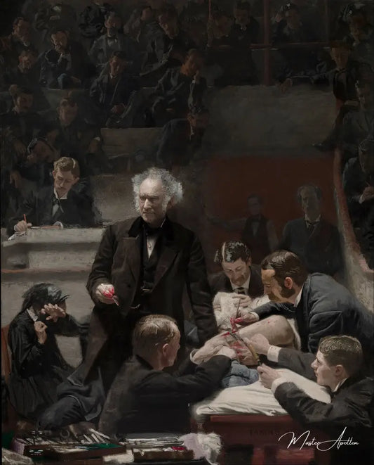 La Clinique du Dr Gross, 1875 - Thomas Eakins - Reproductions de tableaux et peintures haut de gamme