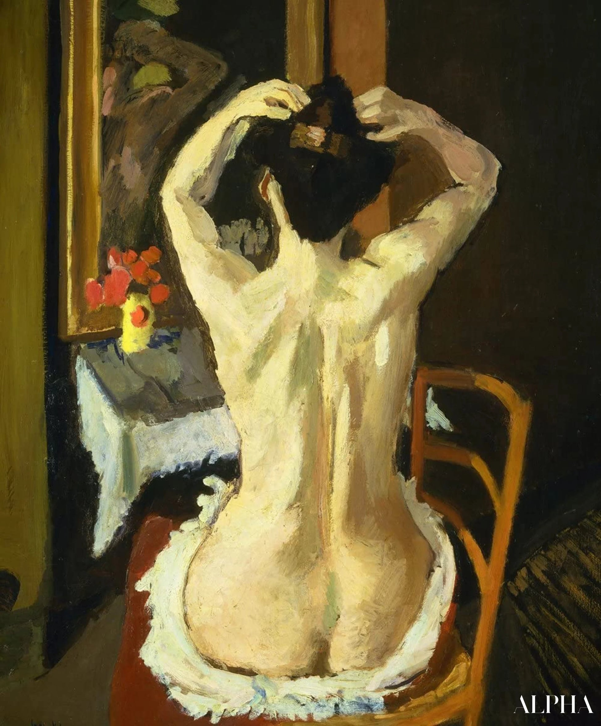 La coiffure - Matisse - Reproductions de tableaux et peintures haut de gamme