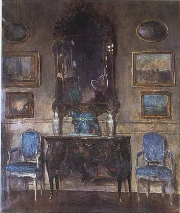 خزانة مزخرفة باللاكيه - جان بيرود