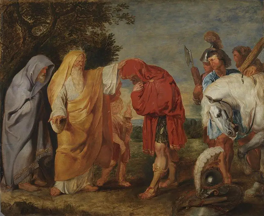 La consécration de Decius Mus - Peter Paul Rubens image 1 reproduction de peinture à l’huile