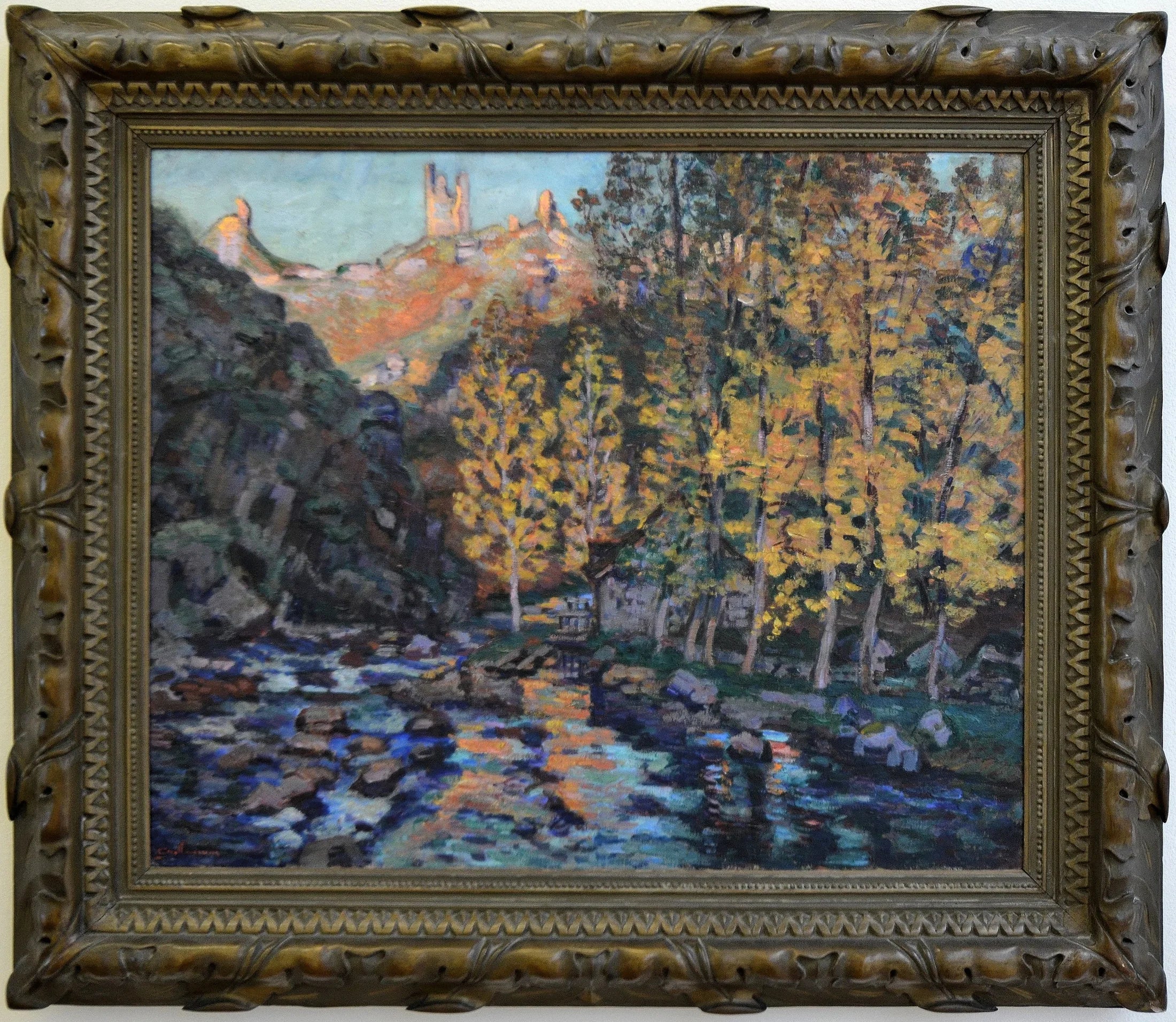 La Creuse à Crozant - Armand Guillaumin image 1 reproduction artisanale de tableau