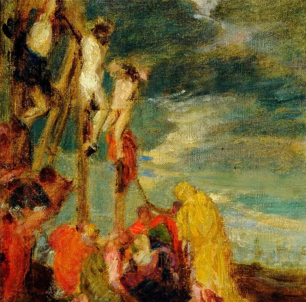 La Crucifixion - Henri Fantin-Latour image 1 reproduction artisanale de tableau