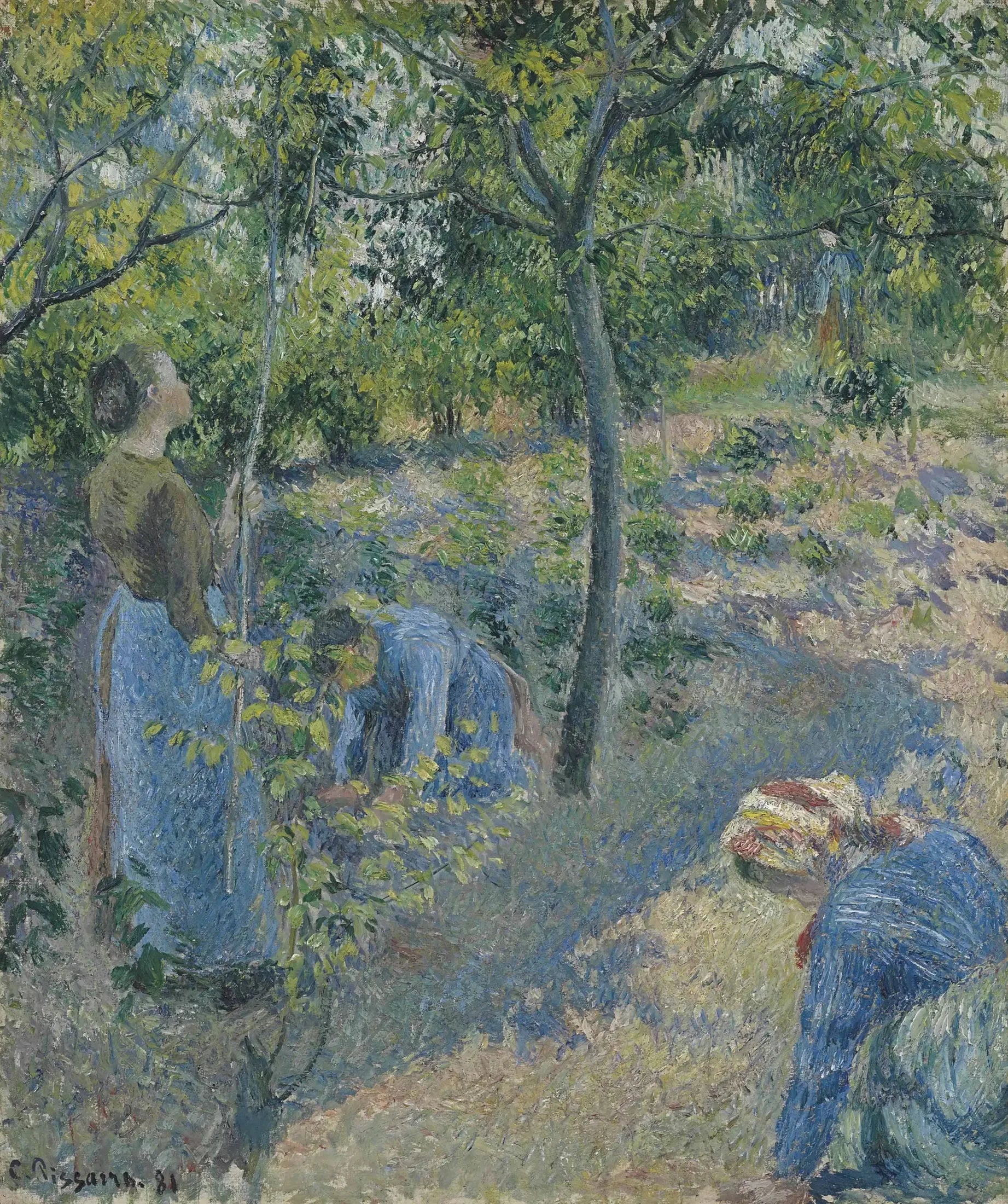 La cueillette des pommes - Camille Pissarro image 1 reproduction réalisée par Alpha Reproduction