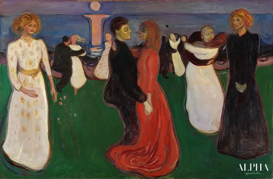 La danse de la vie - Edvard Munch - Reproductions de tableaux et peintures haut de gamme