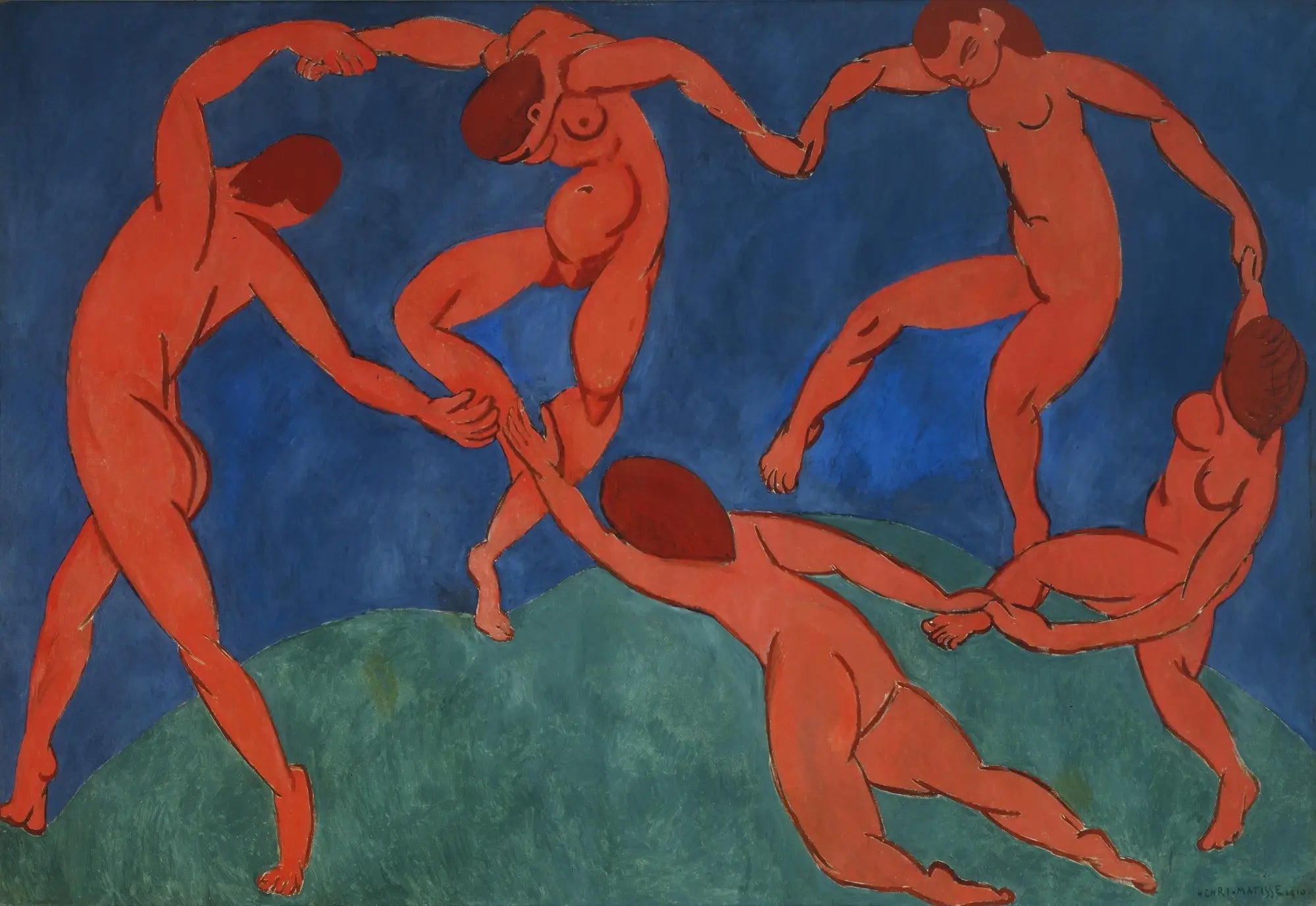 Reproduction du tableau « La Danse II - Henri Matisse » par Alpha Reproduction en peinture à l’huile