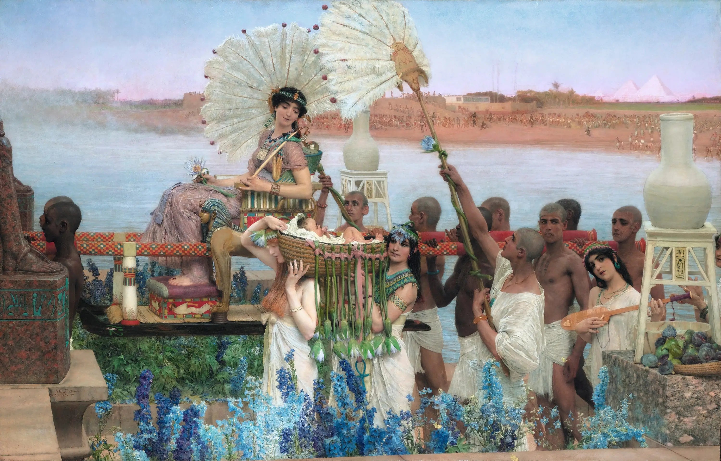 La découverte de Moïse - Lawrence Alma-Tadema - Alpha Reproduction