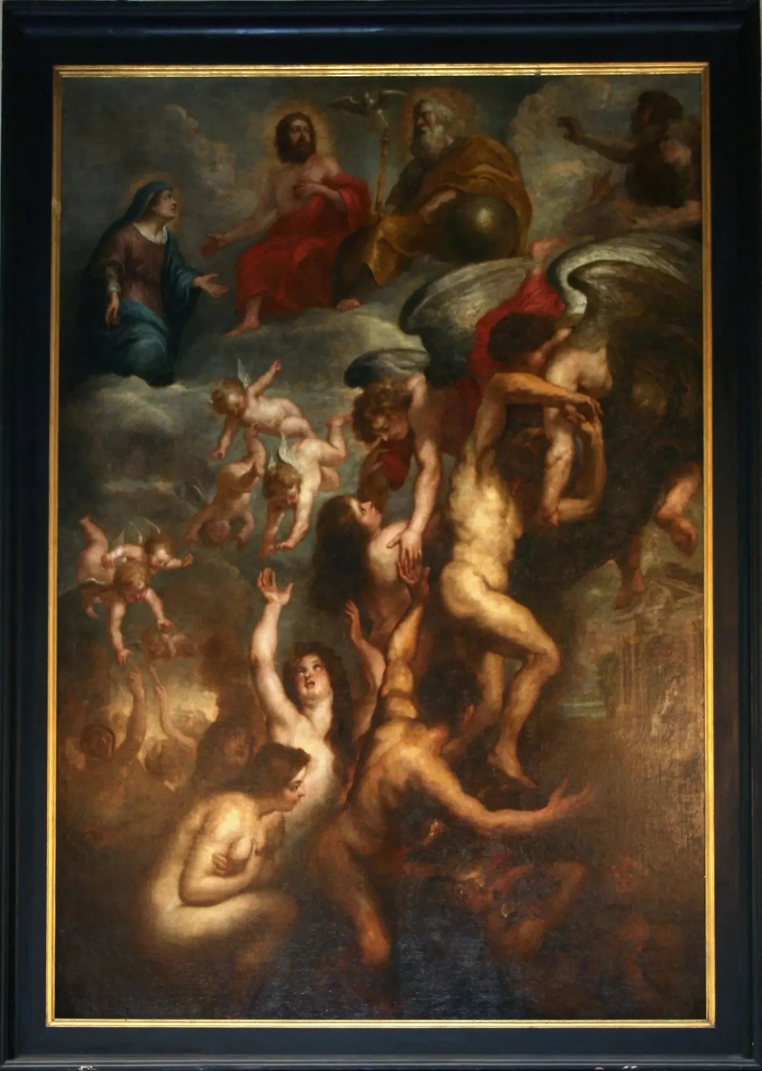 La délivrance des âmes du purgatoire - Peter Paul Rubens image 1 reproduction artisanale de tableau