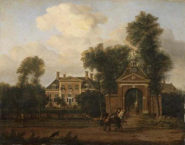 La Demeure des Harteveld près du Vecht dans la région d'Utrecht - Adriaen van de Velde