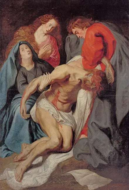 نزول الصليب ومرثية، 1618-1621 - أنطون فان دايك