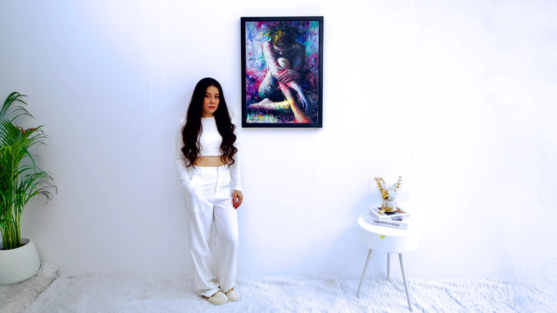 الفتاة الأرجوانية | 50 × 70 سم