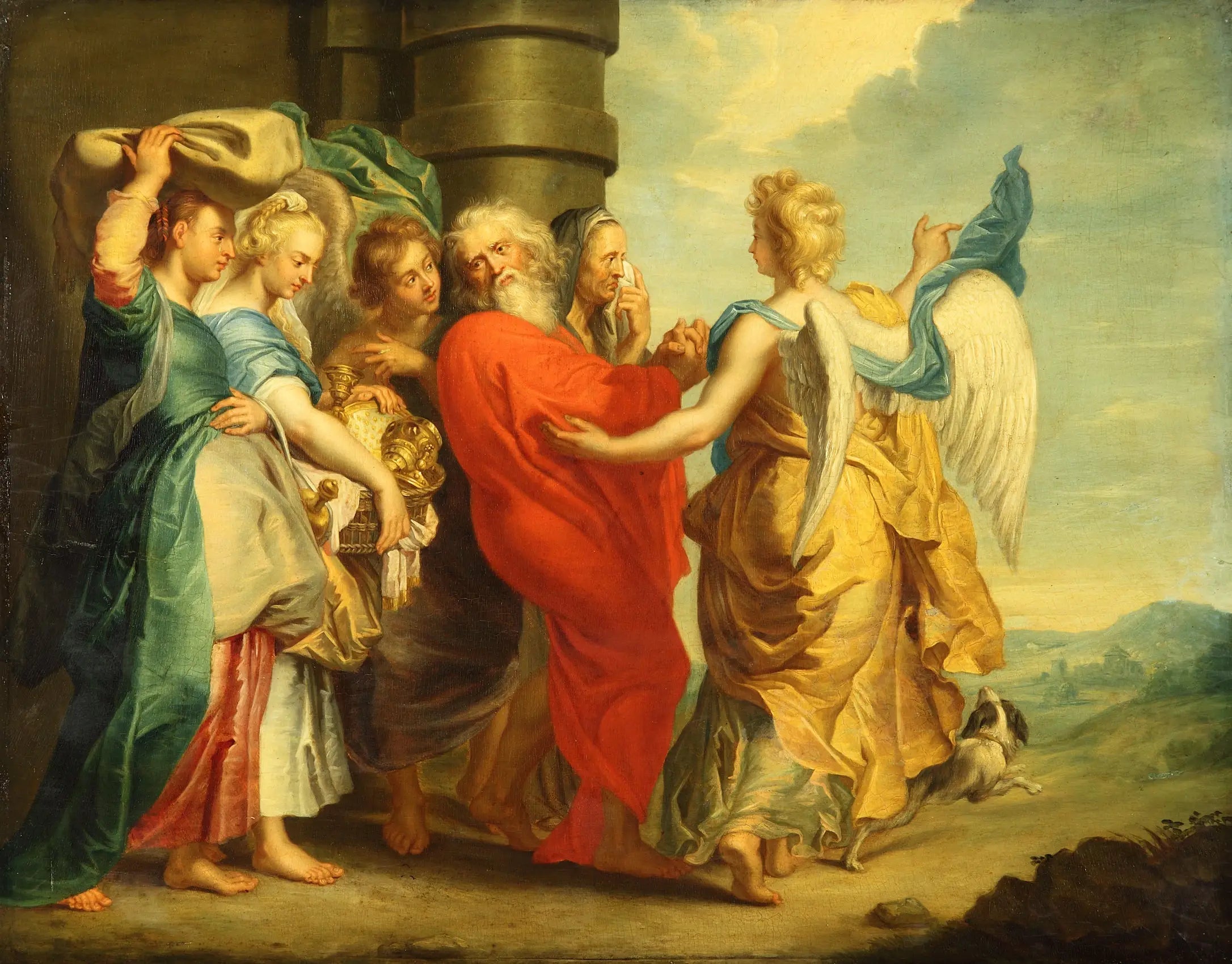 La fuite de Lot et de ses filles - Peter Paul Rubens - Alpha Reproduction
