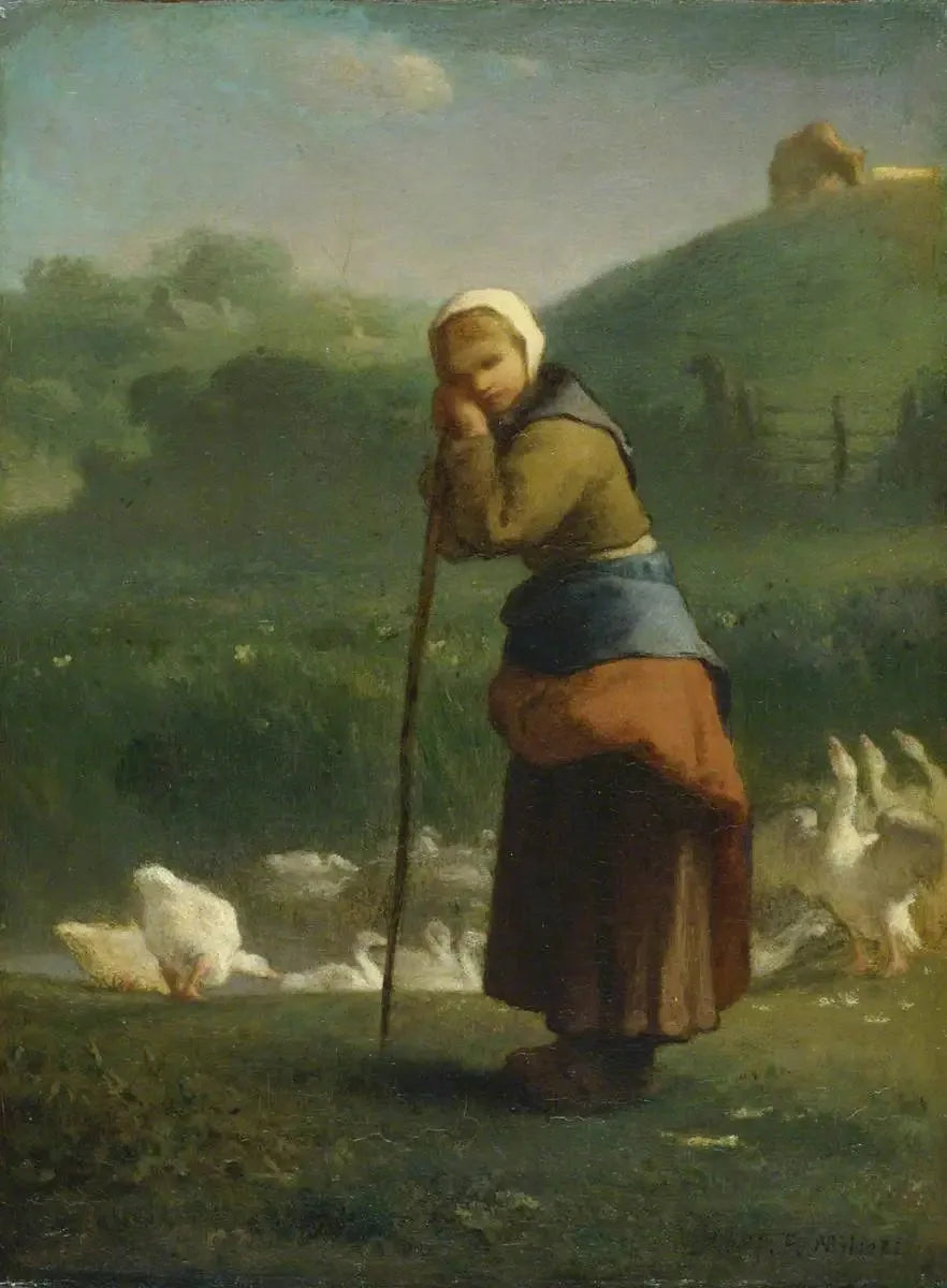 حاضنة الأوز في غروشي - جان-فرانسوا ميلي
