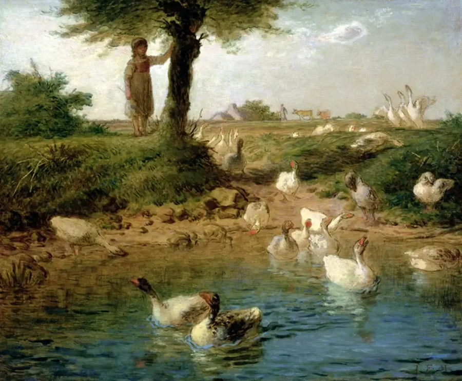 حارسة الأوز - جان-فرانسوا ميلي