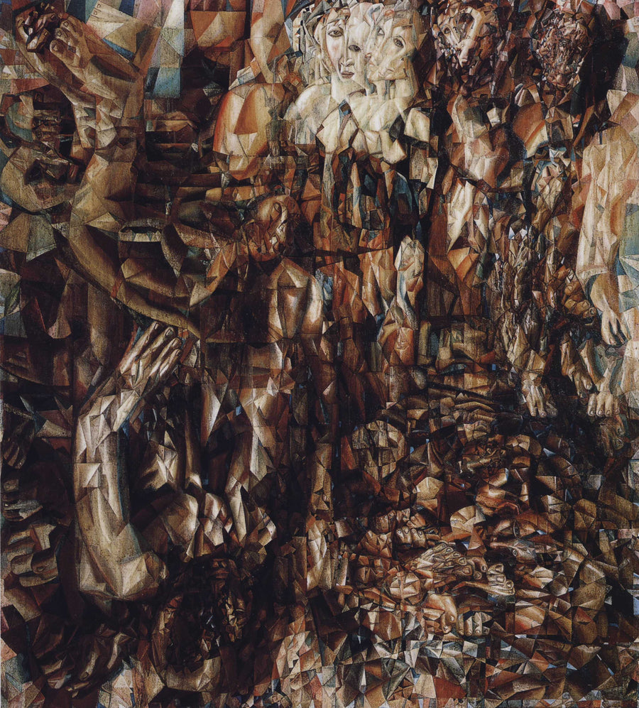 La guerre allemande - Pavel Filonov image 1 copie de tableau peinte à la main