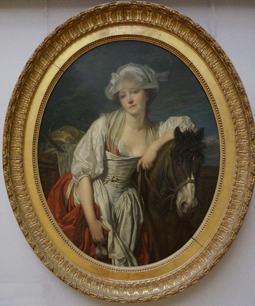 La Laitière - Jean-Baptiste Greuze image 1 tableau peint à l’huile sur toile