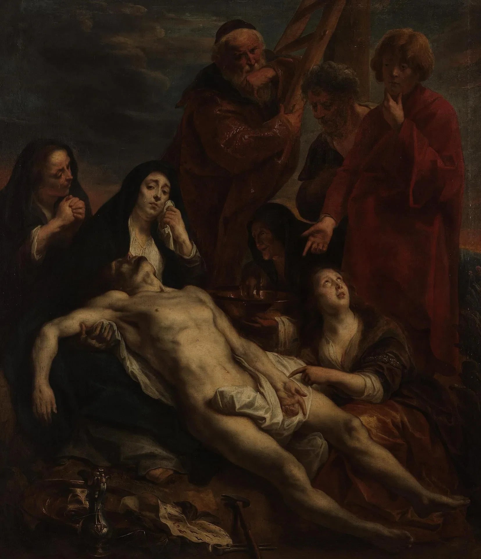 La Lamentation - Jacob Jordaens image 1 reproduction d’œuvre d’art à l’huile