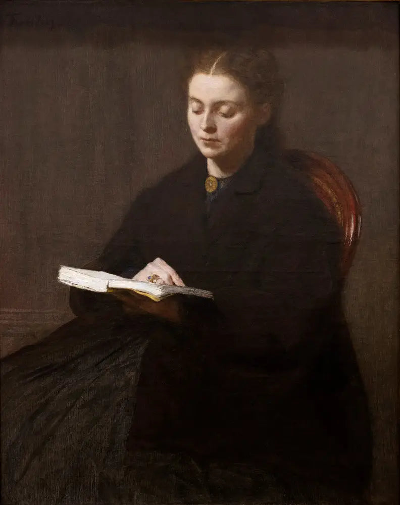 La lecture - Henri Fantin-Latour - Alpha Reproduction