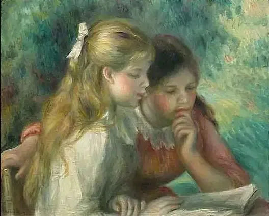 القراءة - بيير-أوغست رينوار