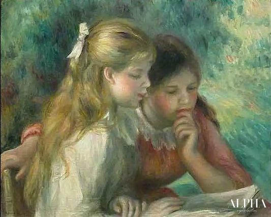 La Lecture - Pierre-Auguste Renoir - Reproductions de tableaux et peintures haut de gamme