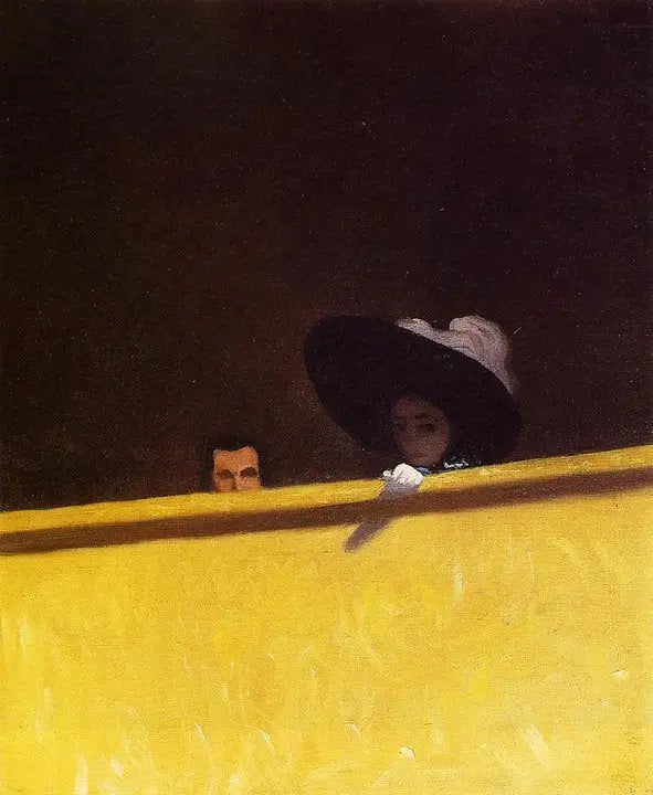 La loge de théâtre le monsieur et la dame - Félix Vallotton - Alpha Reproduction