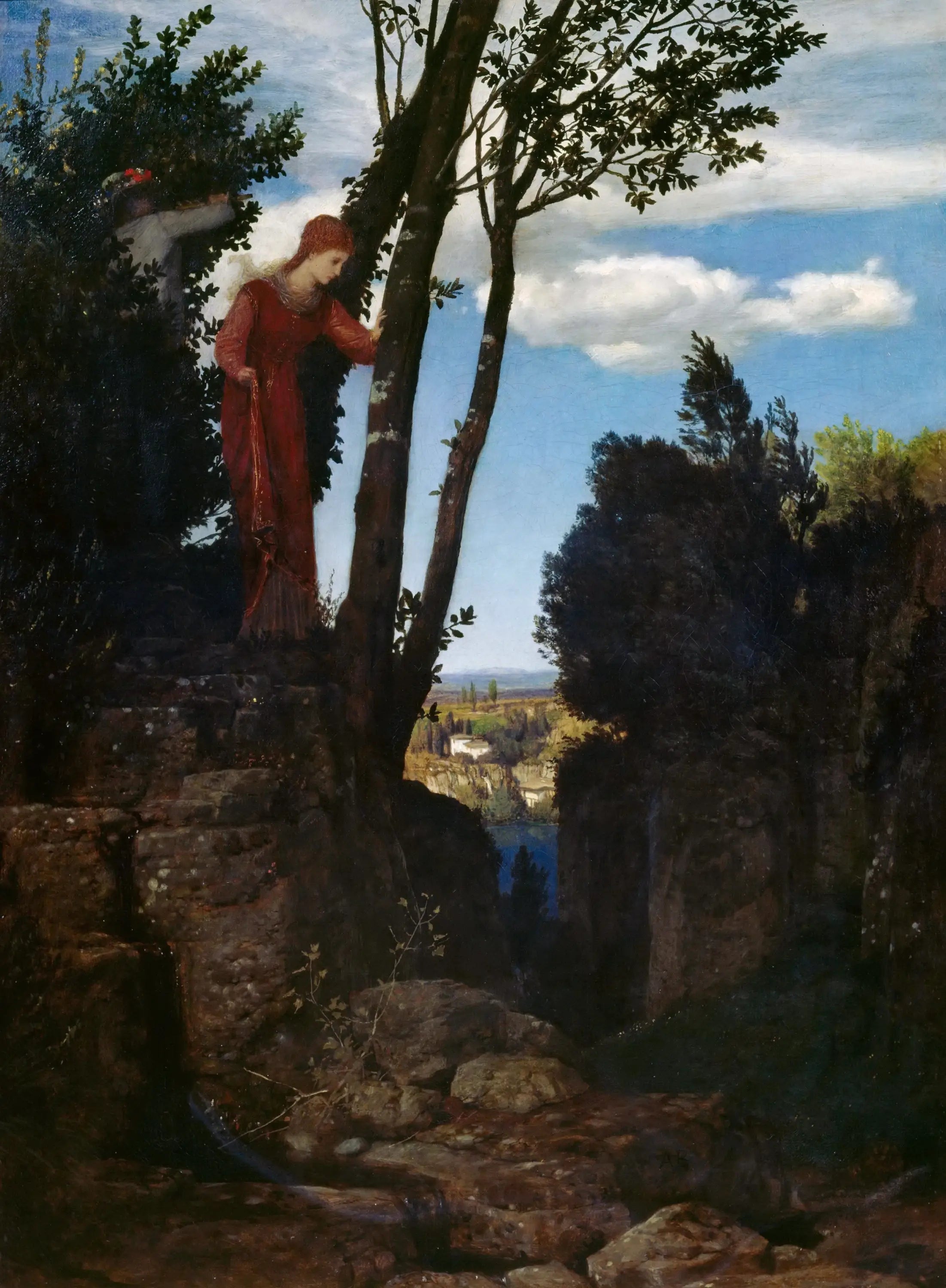La lune de miel - Arnold Böcklin image 1 reproduction de peinture à l’huile