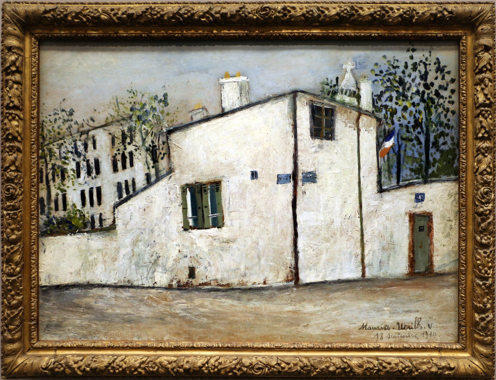 La maison de Berlioz - Maurice Utrillo image 1 tableau peint à l’huile sur toile