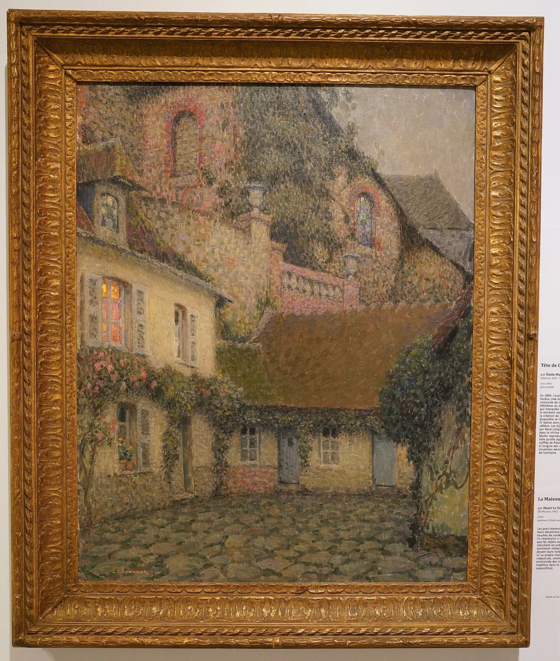 La maison du soir - Henri Le Sidaner image 1 reproduction d’œuvre d’art à l’huile