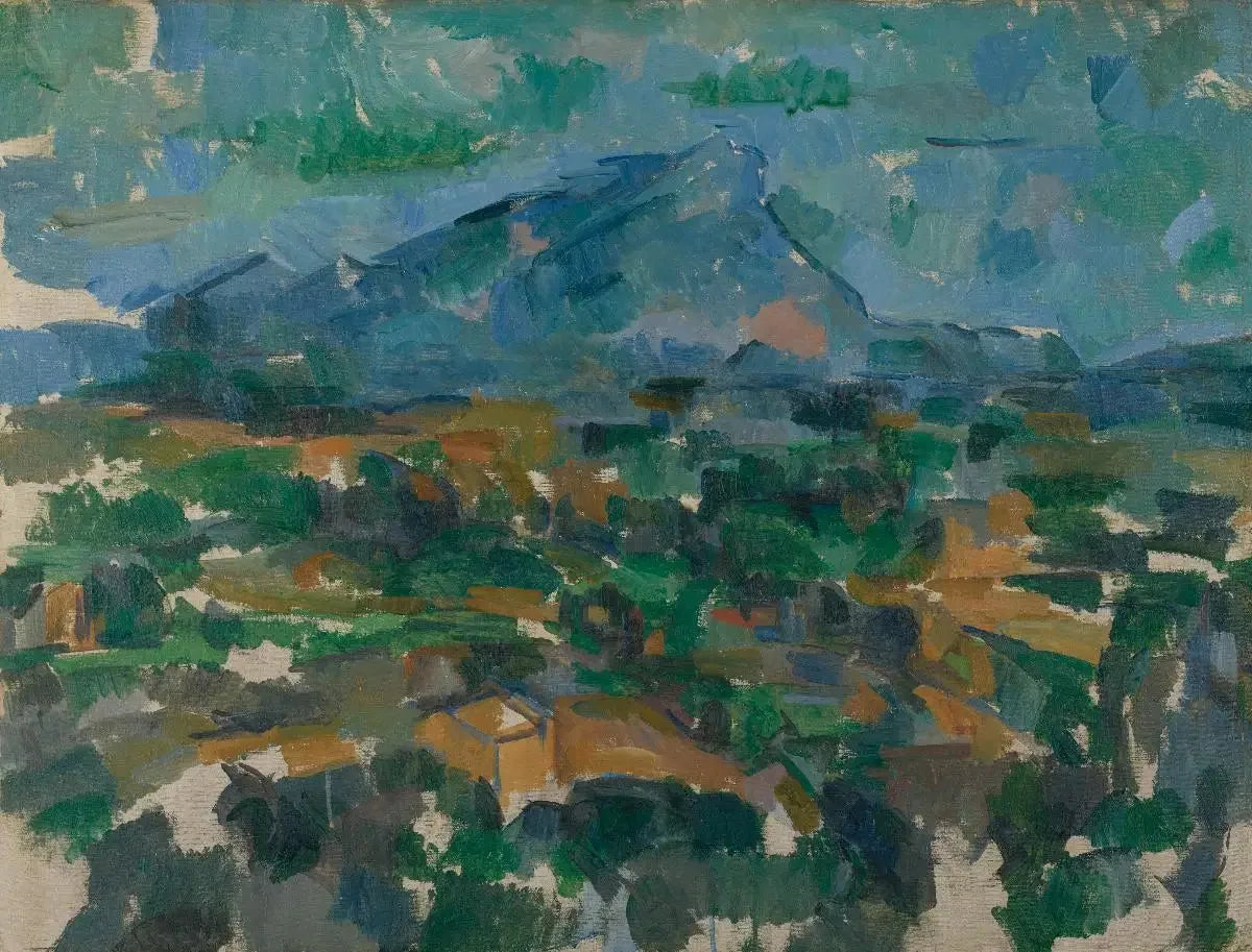 La Montagne Sainte-Victoire vue des Lauves - Paul Cézanne image 1 tableau peint à l’huile sur toile