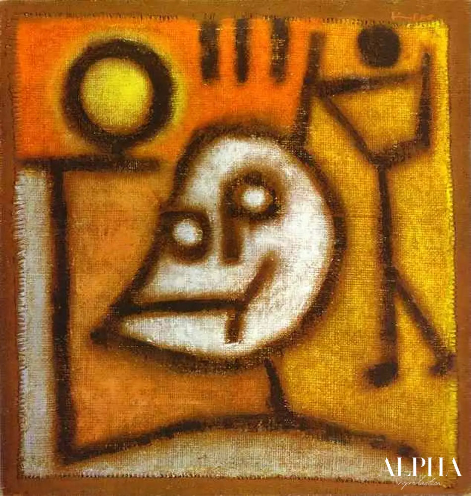 La mort et le feu - Paul Klee - Reproductions de tableaux et peintures haut de gamme