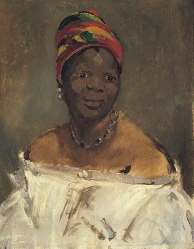Reproduction du tableau « La Négresse - Édouard Manet » par Alpha Reproduction en peinture à l’huile