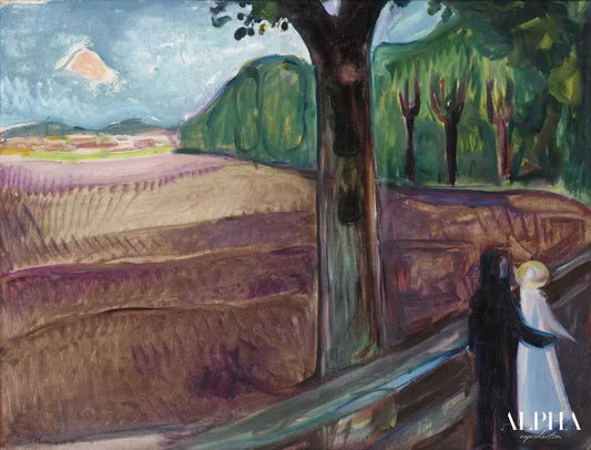 La nuit d'été - Edvard Munch - Reproductions de tableaux et peintures haut de gamme