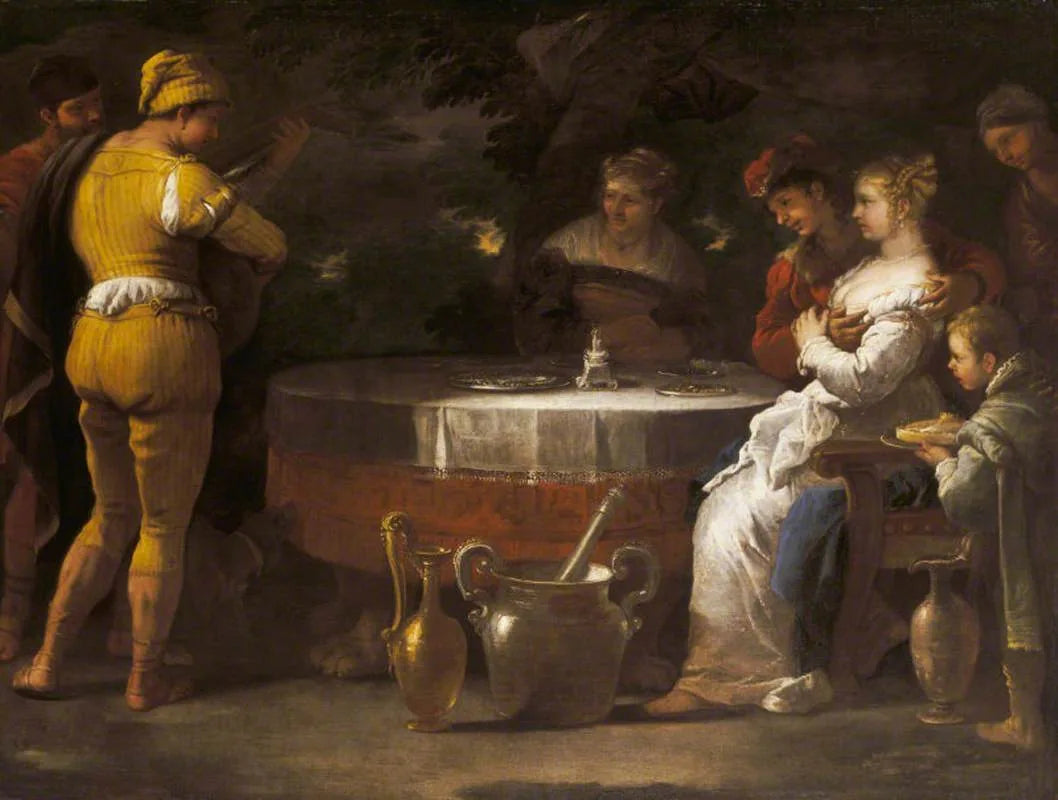 La parabole du fils prodigue : une vie tumultueuse - Luca Giordano image 1 reproduction artisanale de tableau