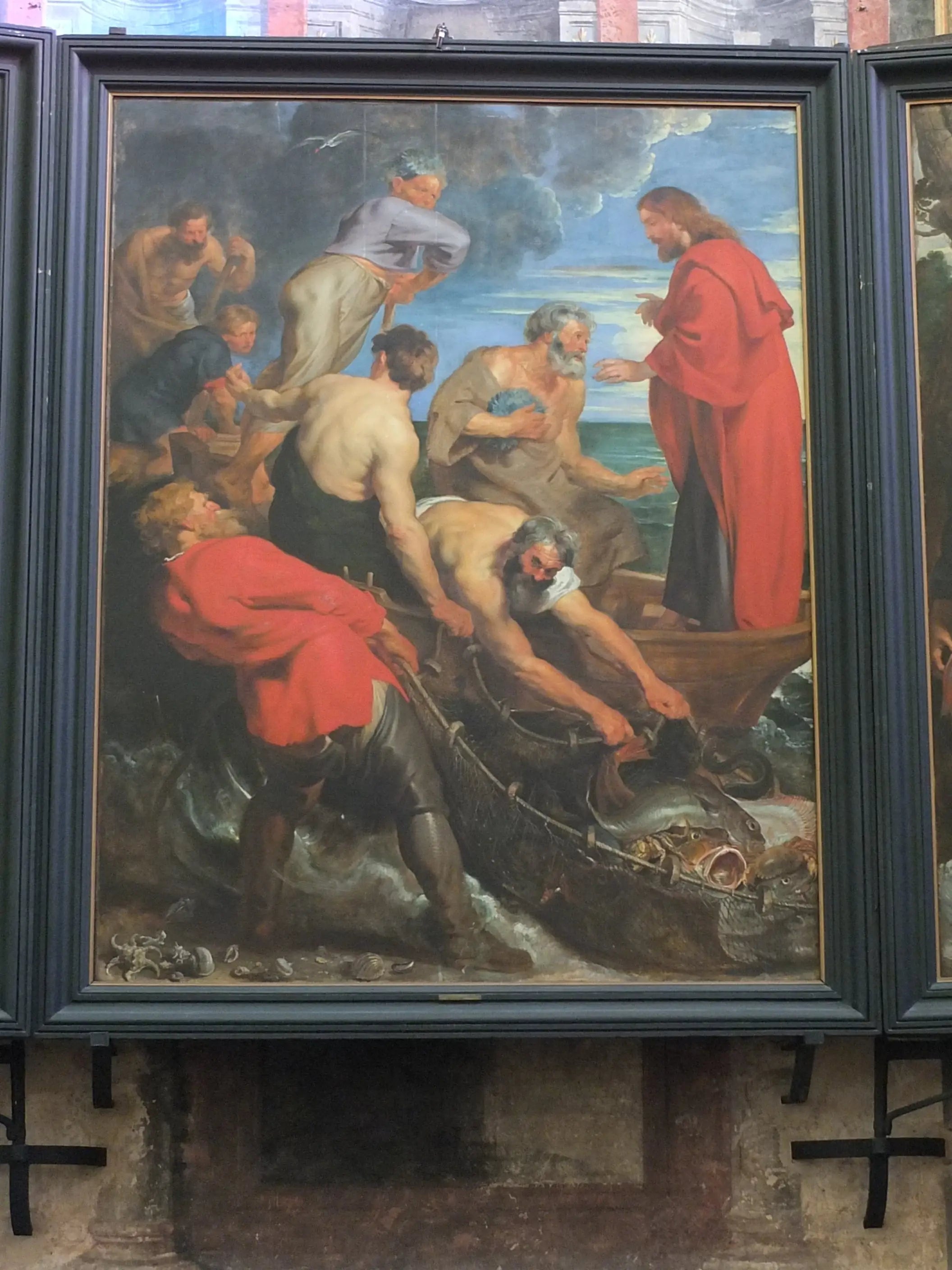 La pêche miraculeuse panneau central - Peter Paul Rubens - Alpha Reproduction