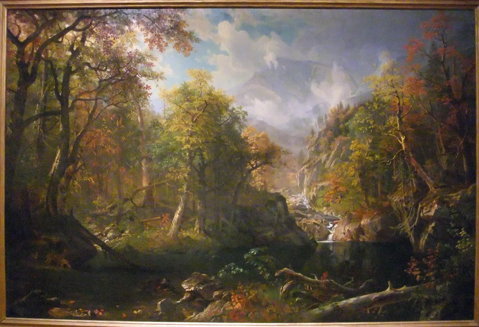 La piscine d’émeraude - Albert Bierstadt - Alpha Reproduction