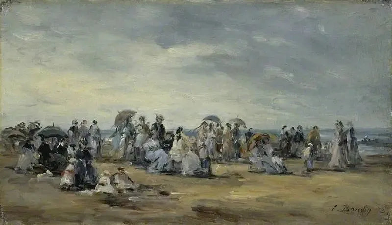 شاطئ تروفيل - يوجين بودان