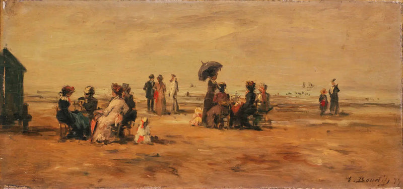 شاطئ تروفيل - يوجين بودان