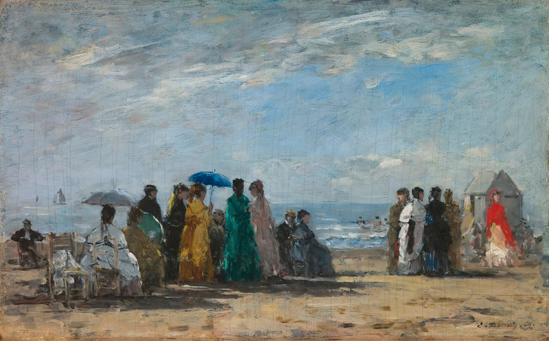 شاطئ تروفيل - يوجين بودان