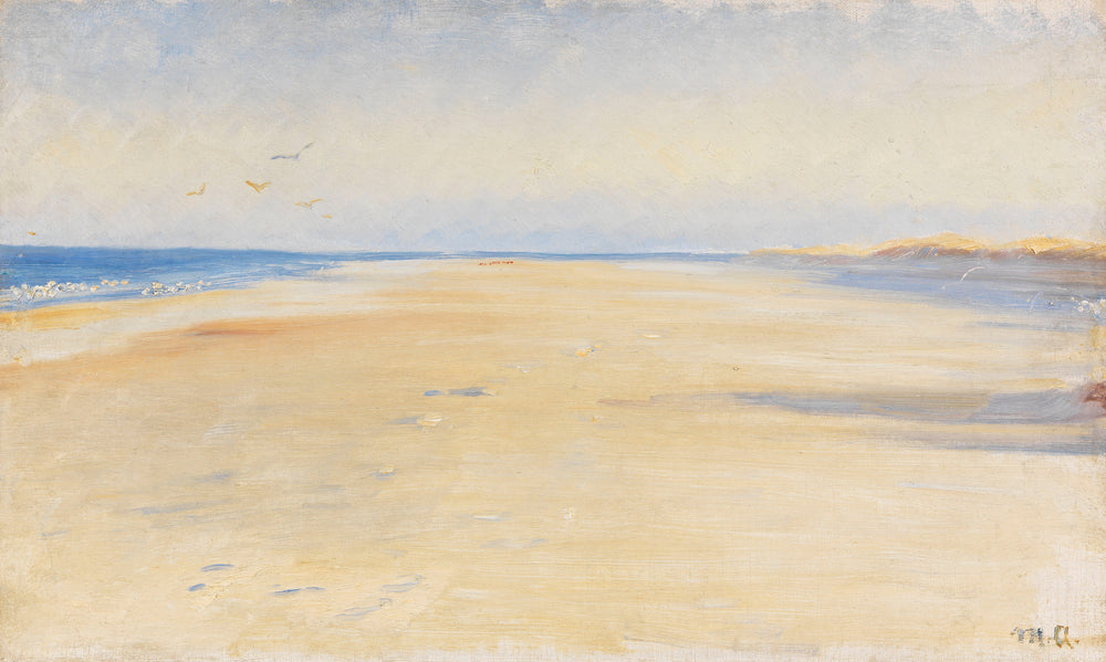 La plage de Skagen. - Michael Peter Ancher