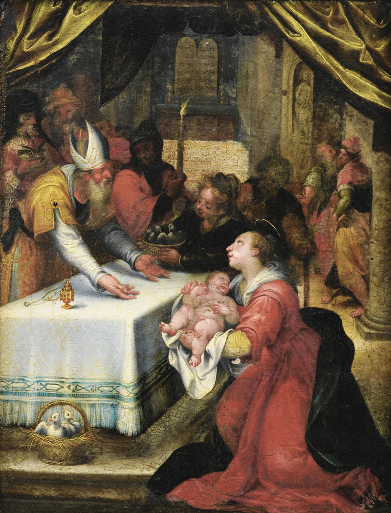 عرض يسوع في الهيكل - دينيس كالفيرت